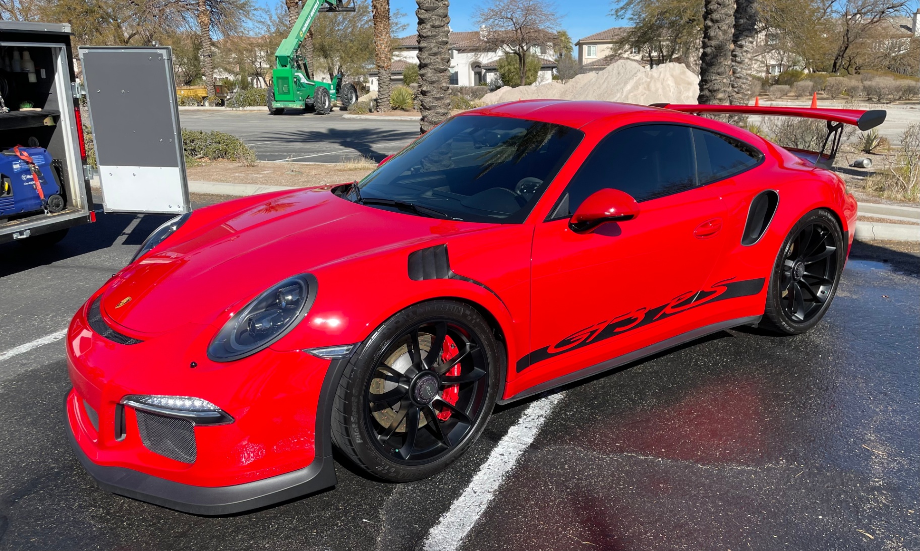 Porsche 911 GT3 RS — Clean & Dry — Hand Wash detailing result in Las Vegas
