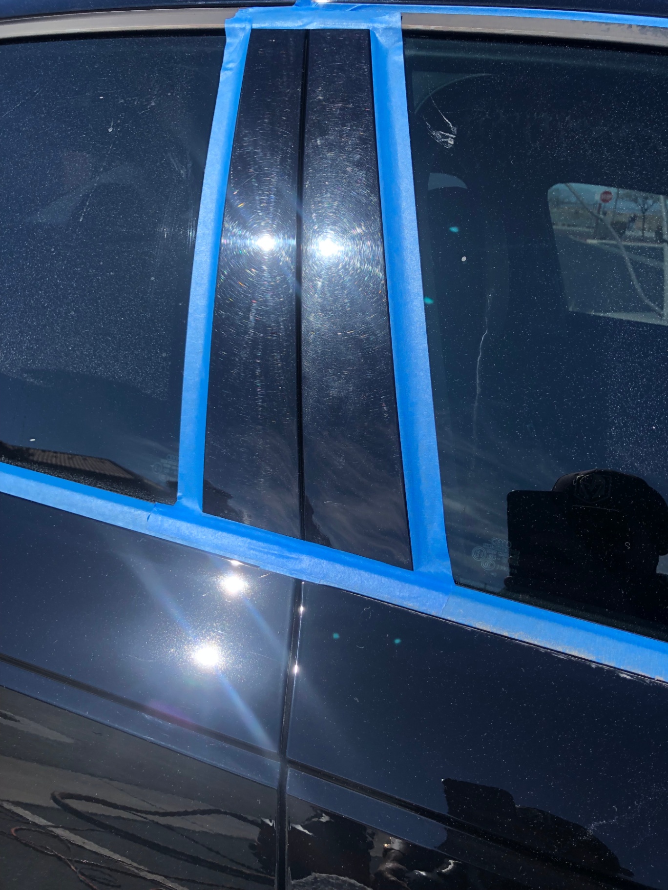 Door Pillar Polish — Before