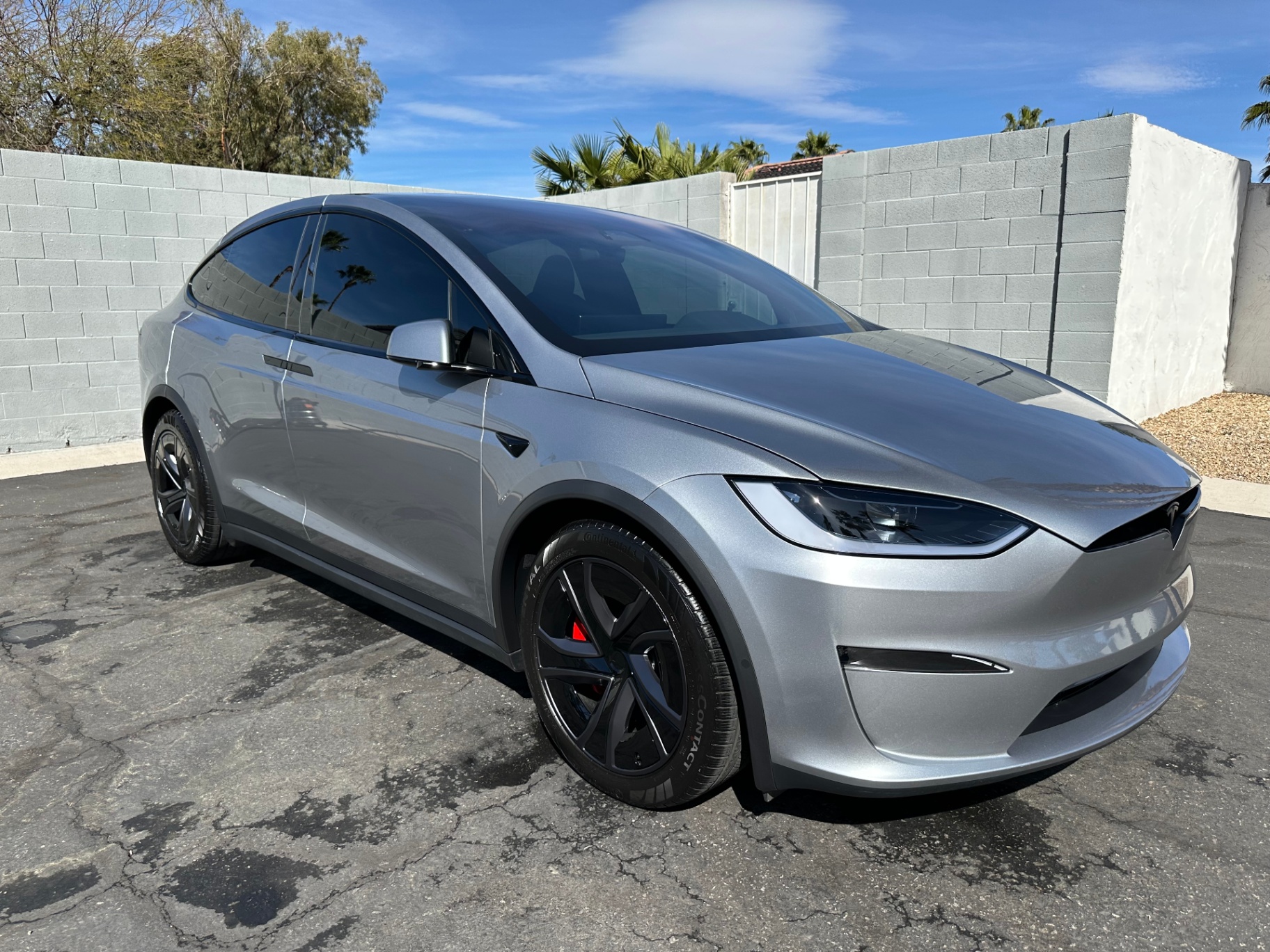 Tesla Model X — After Wash — Hand Wash detailing result in Las Vegas