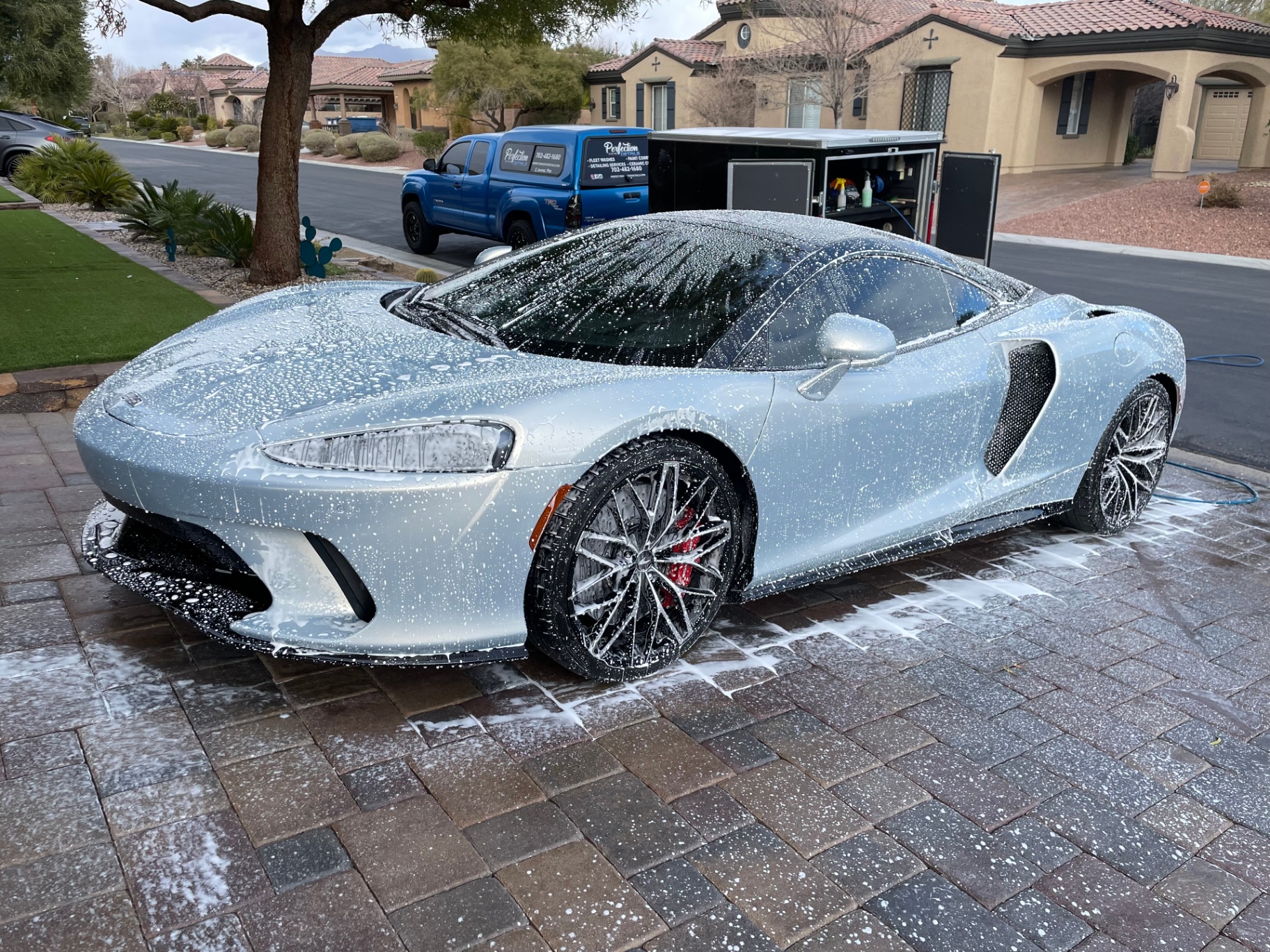 McLaren GT — Foam Bath — Hand Wash detailing result in Las Vegas