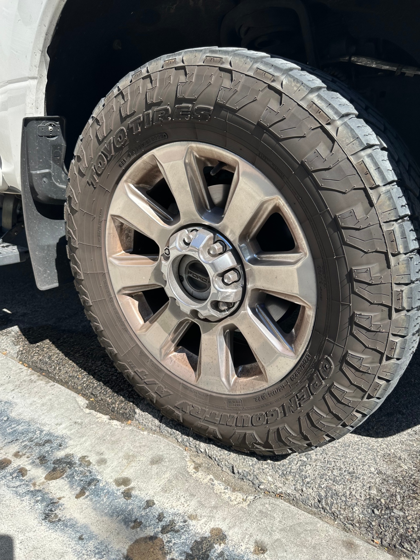 F-350 Wheel — Before