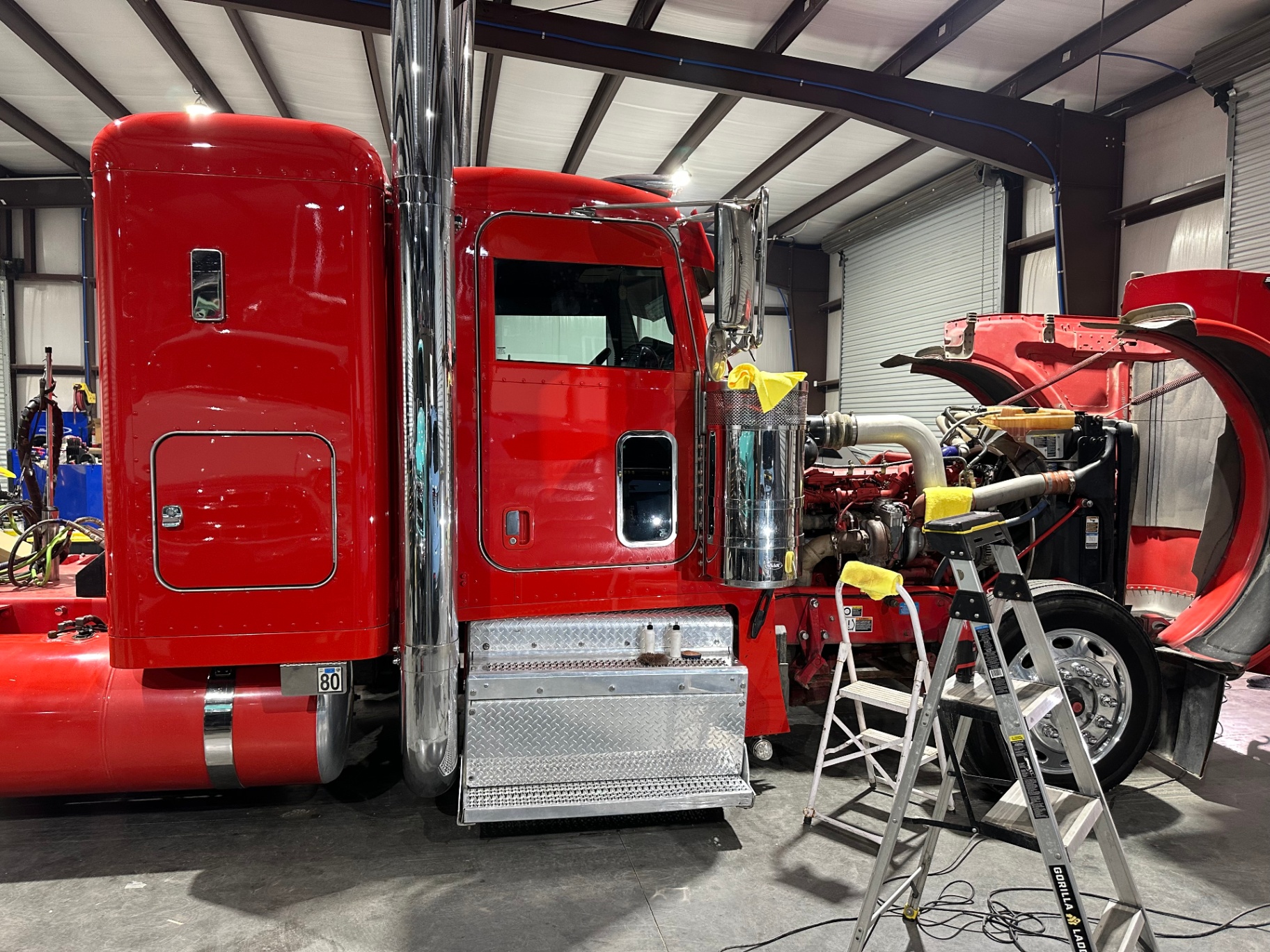 Semi Truck Detail — Before